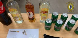 La Policía Local de Aljaraque desmantela un botellón ilegal en el camino del cementerio con 16 jóvenes
