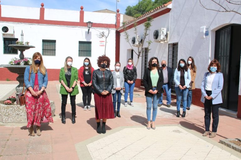 La presidenta de la Diputación visita Arroyomolinos, Nerva y El Campillo