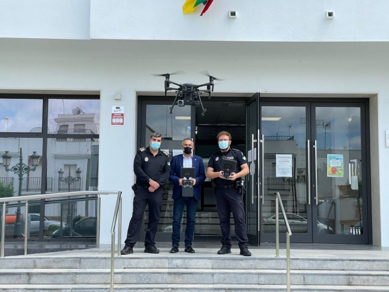 La Unidad Hermes inicia en Isla Cristina pruebas de formación y perfeccionamiento con drones