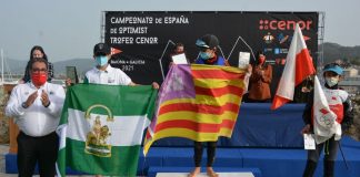 El CDN Punta Umbría se trae dos medallas del Campeonato de España de Optimist de Baiona
