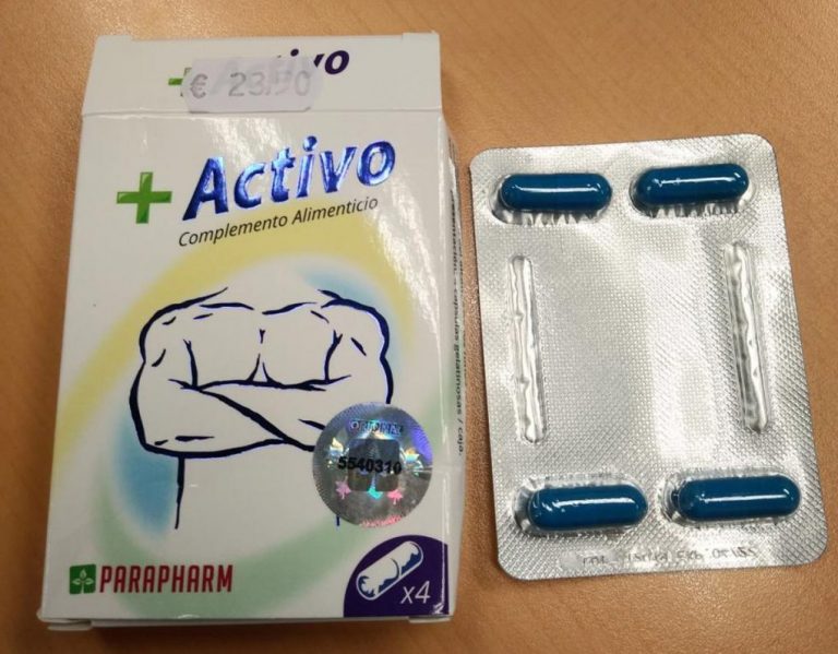 Retiran un complemento alimenticio por contener nortadalafilo, que puede producir reacciones adversas graves