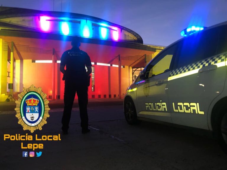 Un detenido en Lepe tras lesionar a 4 policías portando un cuchillo de grandes dimensiones