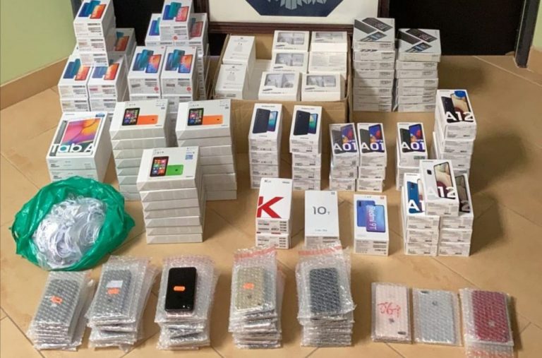 Intervienen en Lepe 278 artículos de telefonía móvil presuntamente de procedencia ilícita