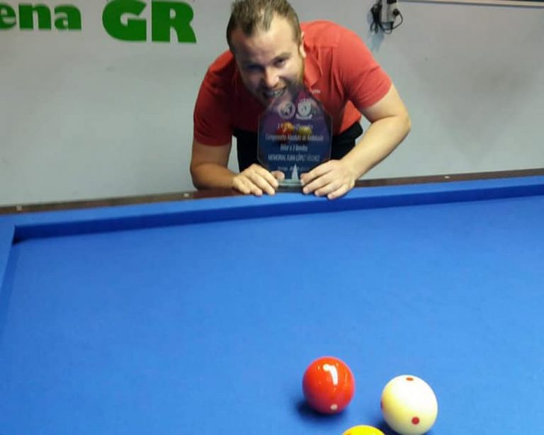 El ayamontino Javier Díaz se proclama campeón absoluto de Andalucía de billar
