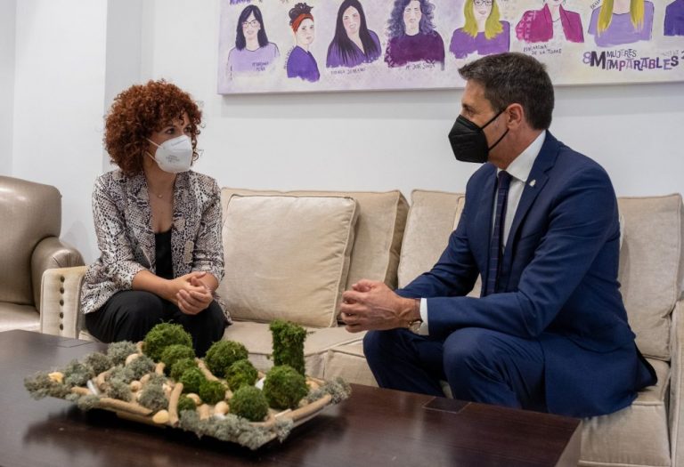 La presidenta de la Diputación de Huelva mantiene un encuentro con el delegado del Gobierno en Andalucía