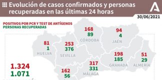 Huelva (16), Moguer (10) y Ayamonte (8), municipios más afectados por los 81 casos de un miércoles con 4 fallecidos