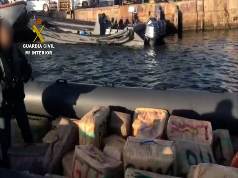 Seis detenidos y 3.700 kilos de hachís intervenidos en una operación en Ayamonte