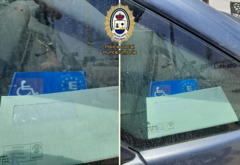 Denuncian en Punta a una mujer por el uso de una copia de la tarjeta de movilidad reducida de su padre