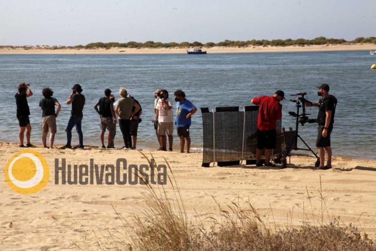 Las playas de Cartaya son escenario para rodar de la nueva serie de Amazon sobre Magallanes y Elcano