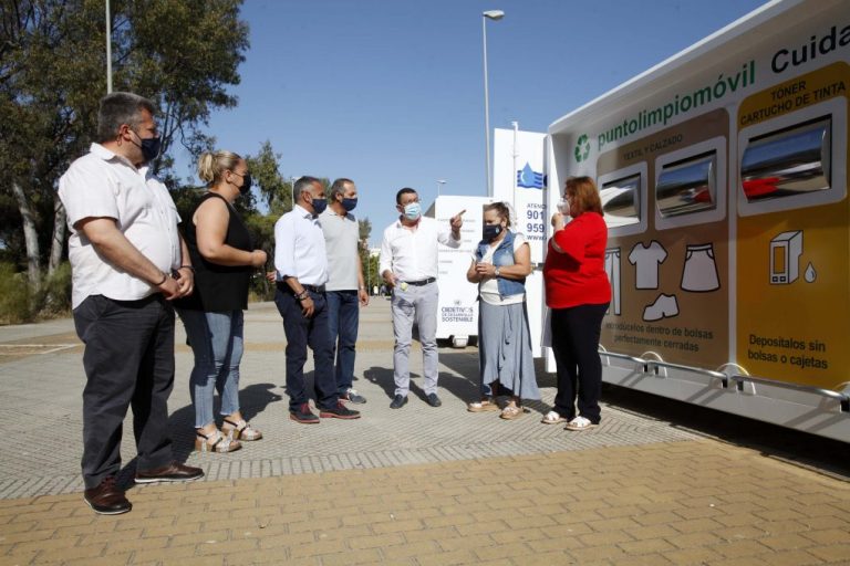 Giahsa instala puntos limpios móviles en Isla, Ayamonte, Punta y Aljaraque