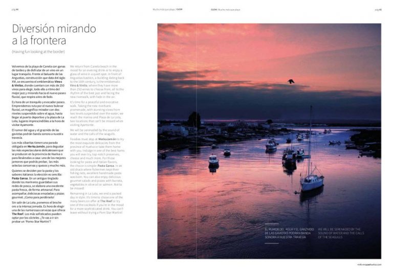 La Diputación de Huelva patrocina la revista Glow Huelva, de la Asociación Provincial de Hoteles