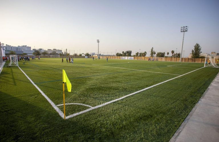 El campo de fútbol del Torrejón se inaugura tras su remodelación