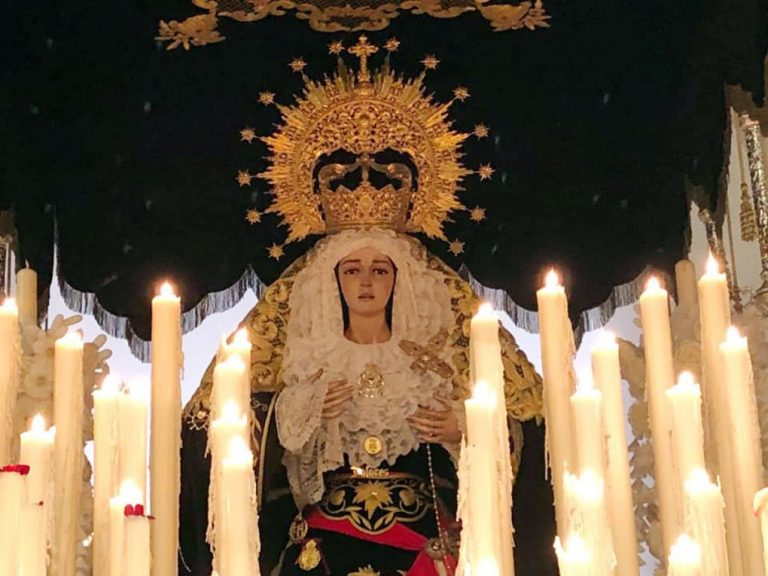 Los Dolores retoma en Lepe este sábado las procesiones por la calle tras el parón por la pandemia