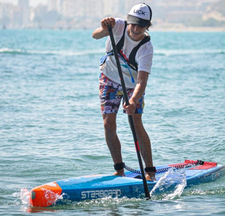 El isleño Augusto García, subcampeón de España de padelsurf en larga distancia