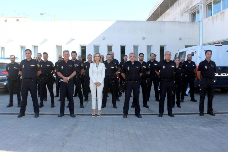 La Policía Nacional recibe en Huelva el mayor refuerzo de los últimos años con 20 nuevos agentes