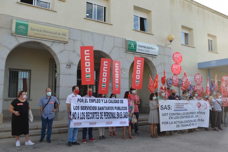 Nueva protesta para exigir a la Junta la renovación de todos los contratos del refuerzo anti covid