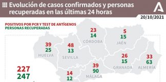 Huelva (8) y Cartaya (6), municipios más afectados por los 39 casos de este miércoles