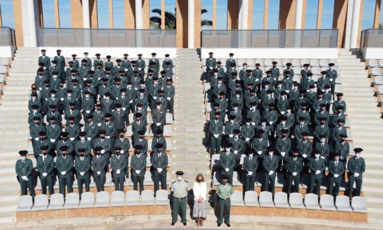 Huelva recibe 158 nuevos agentes de la Guardia Civil en situación de activo