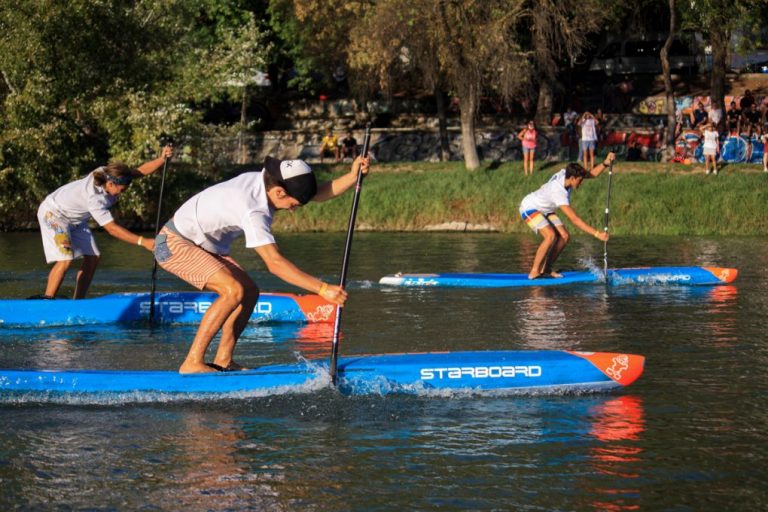 El isleño Augusto García Jr, campeón de España de Velocidad de Paddle Surf