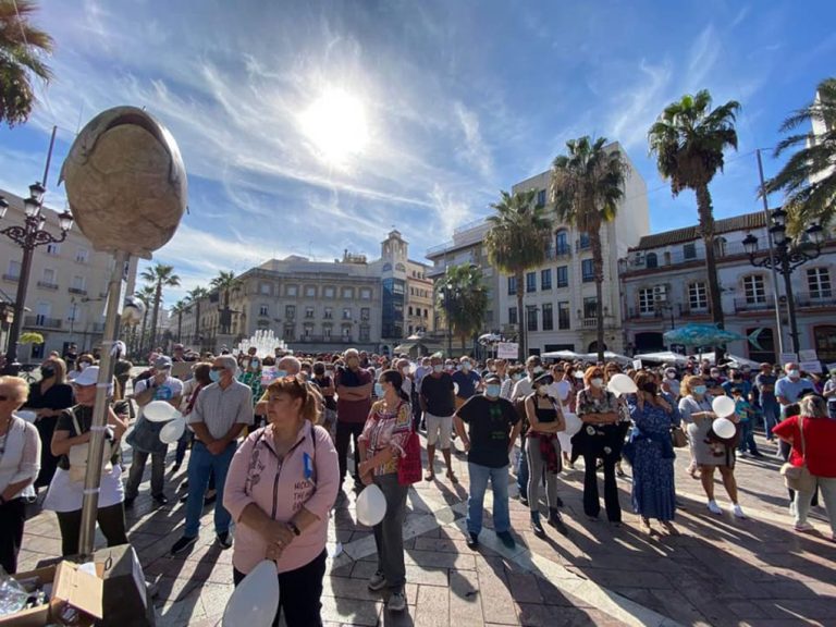 Varios cientos de onubenses reclaman en las calles una Sanidad Pública de calidad