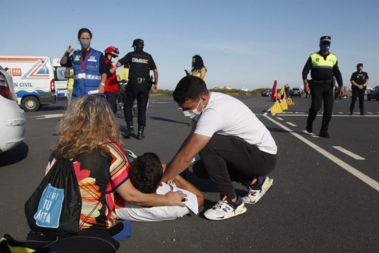La Junta ensaya la respuesta en caso de tsunami en la costa de Huelva con un gran simulacro