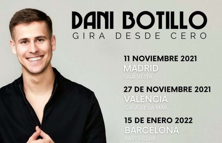 El cantautor cartayero Dani Botillo anuncia los conciertos de su primera gira en solitario