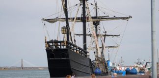 La Nao Victoria regresa a Ayamonte para abrir sus cubiertas al público