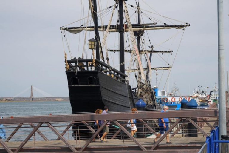 La Nao Victoria regresa a Ayamonte para abrir sus cubiertas al público
