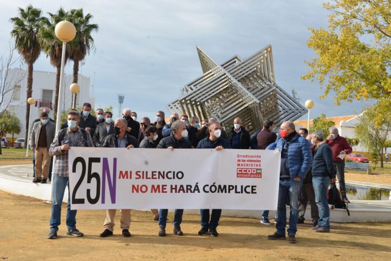 Organizan en la Universidad de Huelva un acto de hombres contra la violencia machista
