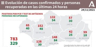 Huelva (32), Palos (7) y Moguer (5), municipios más afectados por los 65 casos de este miércoles