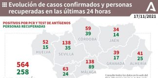 Huelva (23), Palos (5), Lepe (3) y Almonte (3), municipios más afectados por los 52 casos de este miércoles
