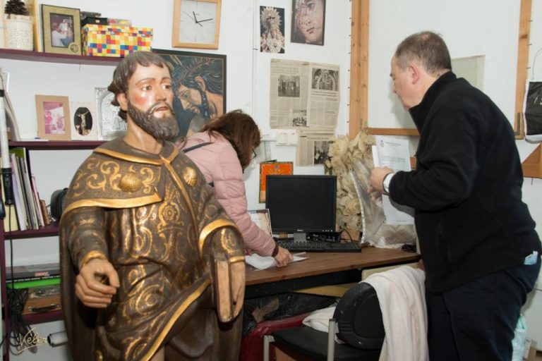 La imagen de San Roque de Lepe se someterá a una restauración durante los próximos tres meses