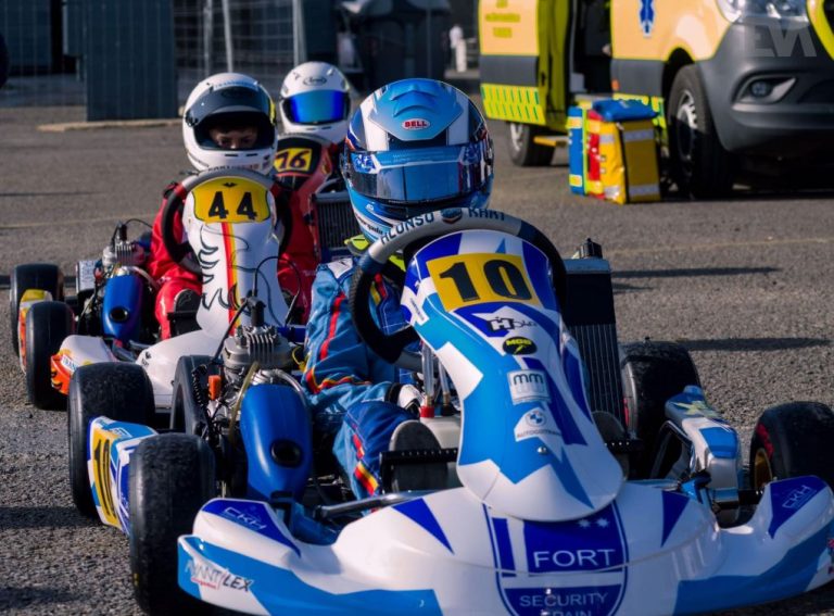El joven de El Rompido Marcos Morgado, subcampeón de Andalucía de Karting 2021