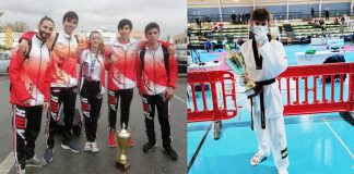 Dos oros y un bronce para Lepe y Cartaya en el Andaluz de Taekwondo Senior de Bormujos