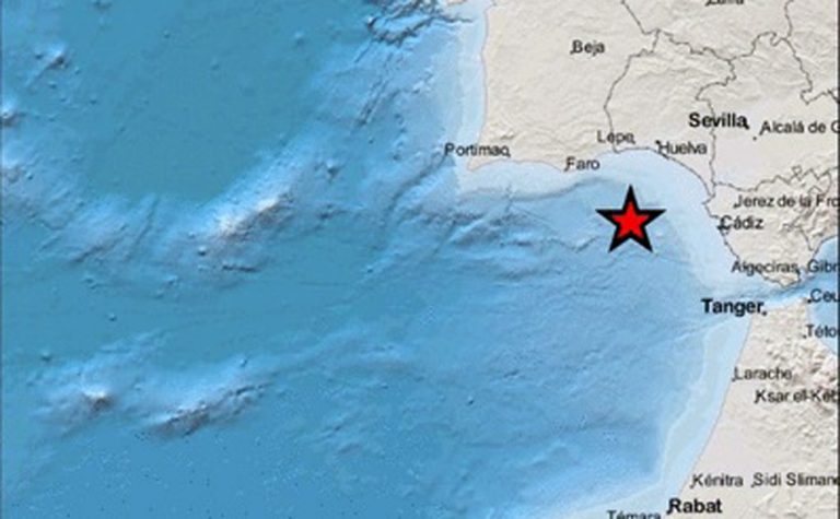 La Costa de Huelva registra un ligero temblor a las ocho de la tarde de este sábado