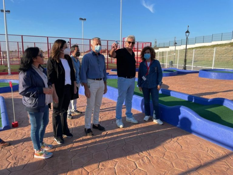 Escacena del Campo cuenta con nuevas instalaciones de ocio y deporte con parque infantil