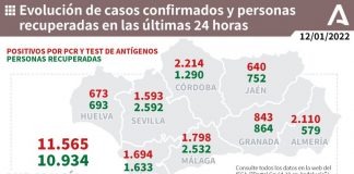 Huelva (175), Moguer (40), Valverde (32) y Aljaraque (30), municipios más afectados por los 673 casos de este miércoles