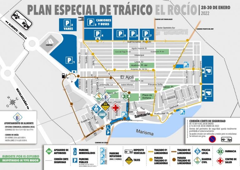Almonte activa el viernes el Plan de Emergencias Municipal por las peregrinaciones extraordinarias
