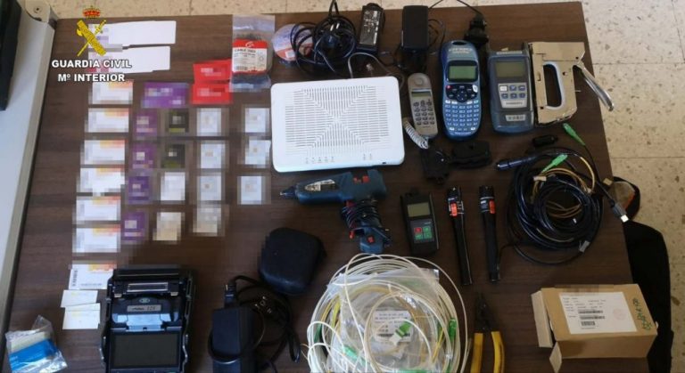 Recuperan material valorado en 3.000 euros y robado de una furgoneta en Punta Umbría