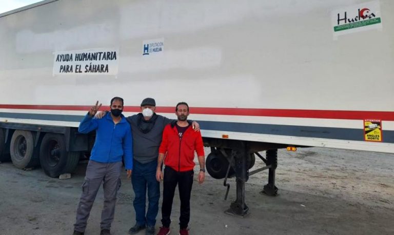 Ayamonte envía 3.000 kilos de ayuda a refugiados saharauis gracias a una ayuda municipal de 4.000 euros