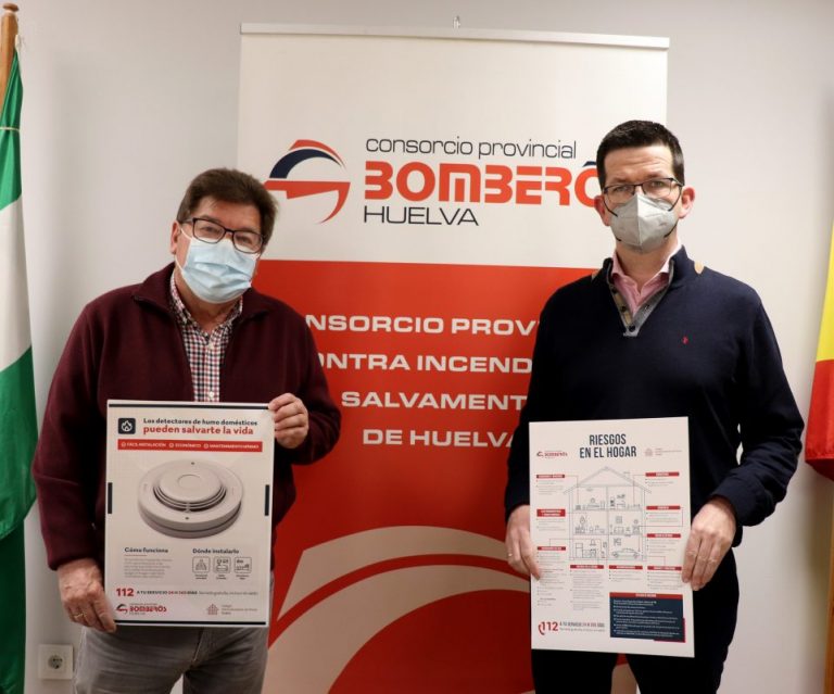 Prevenir incendios en el hogar en la provincia de Huelva, objetivo de una campaña de Bomberos y COAF