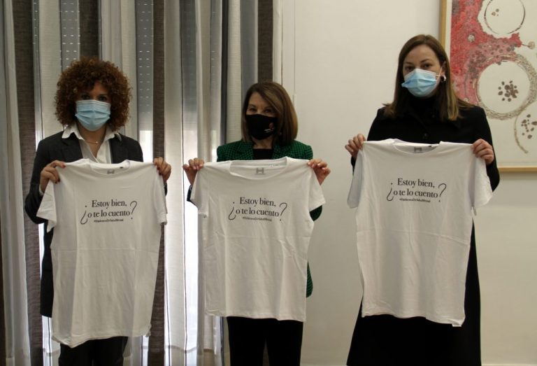 Diputación de Huelva ayuda a luchar contra el estigma de la enfermedad mental con unas camisetas de Feafes