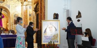 Una pintura de Miguel Ollero anuncia la Semana Santa de Moguer 2022