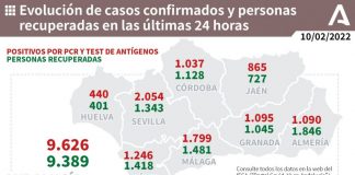 Huelva (96), Valverde (48) e Higuera (27), municipios más afectados por los 440 casos de un jueves con 2 muertos: en Isla y Nerva