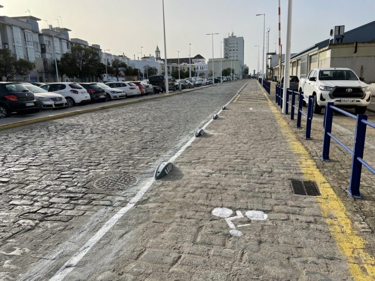 Ayamonte reordena el tráfico en la zona del Muelle Norte y de Portugal
