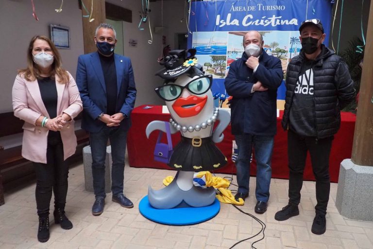 Presentada la mascota promocional del Carnaval de Isla Cristina: ‘Sarditina’