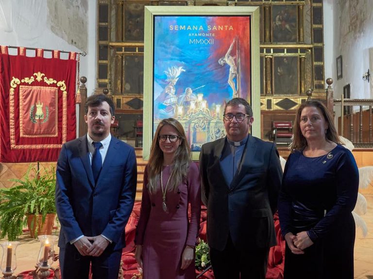 Un cartel de Alberto Moreno Navarro anuncia ya la Semana Santa de Ayamonte