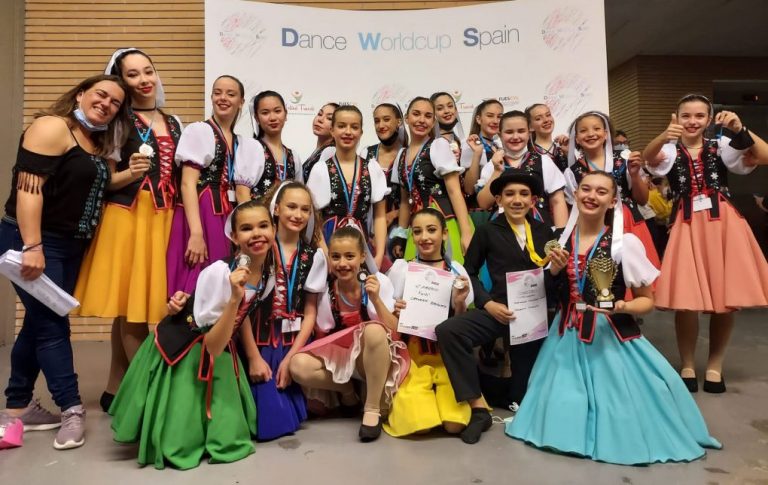 Dos oros, dos platas y un bronce para el Club Danzarte Ayamonte en la final nacional de la Dance World Cup