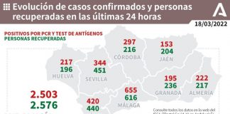 Huelva (60), Valverde (14) e Isla (13), municipios más afectados por los 217 casos de este viernes
