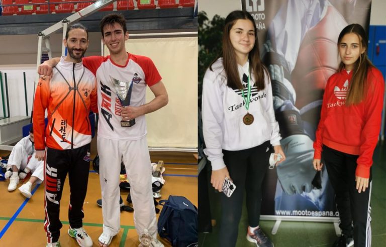 Oro y bronce para los leperos Jesús Serrano y Bella Marín en el Andaluz Cadete y Universitario de Taekwondo